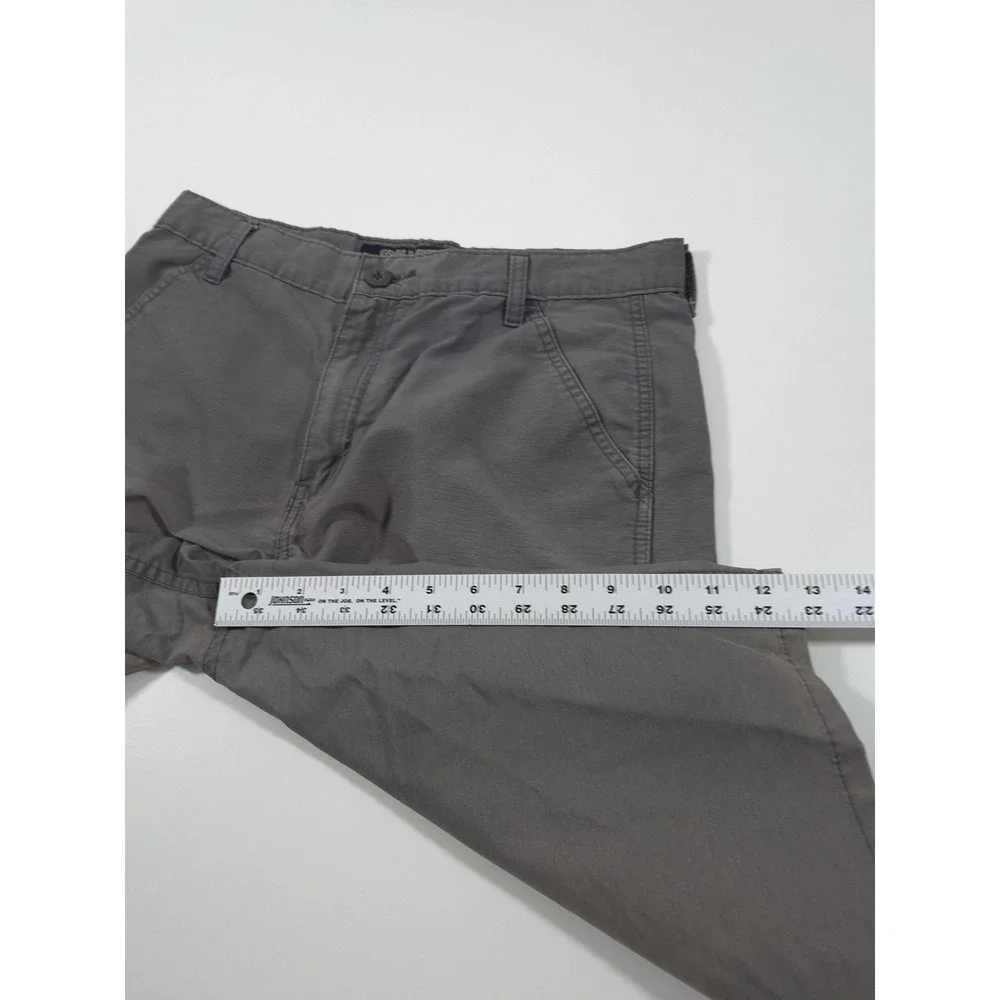VTG Levis SilverTab Cargo Shorts Youth XL Gray Nylon 12